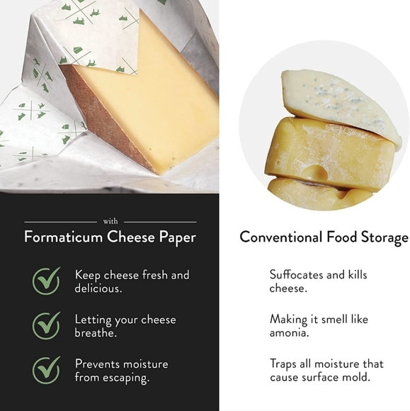 Formaticum Cheese Storage Paper - (5) packs - total 75 sheets - Picture 8 of 9